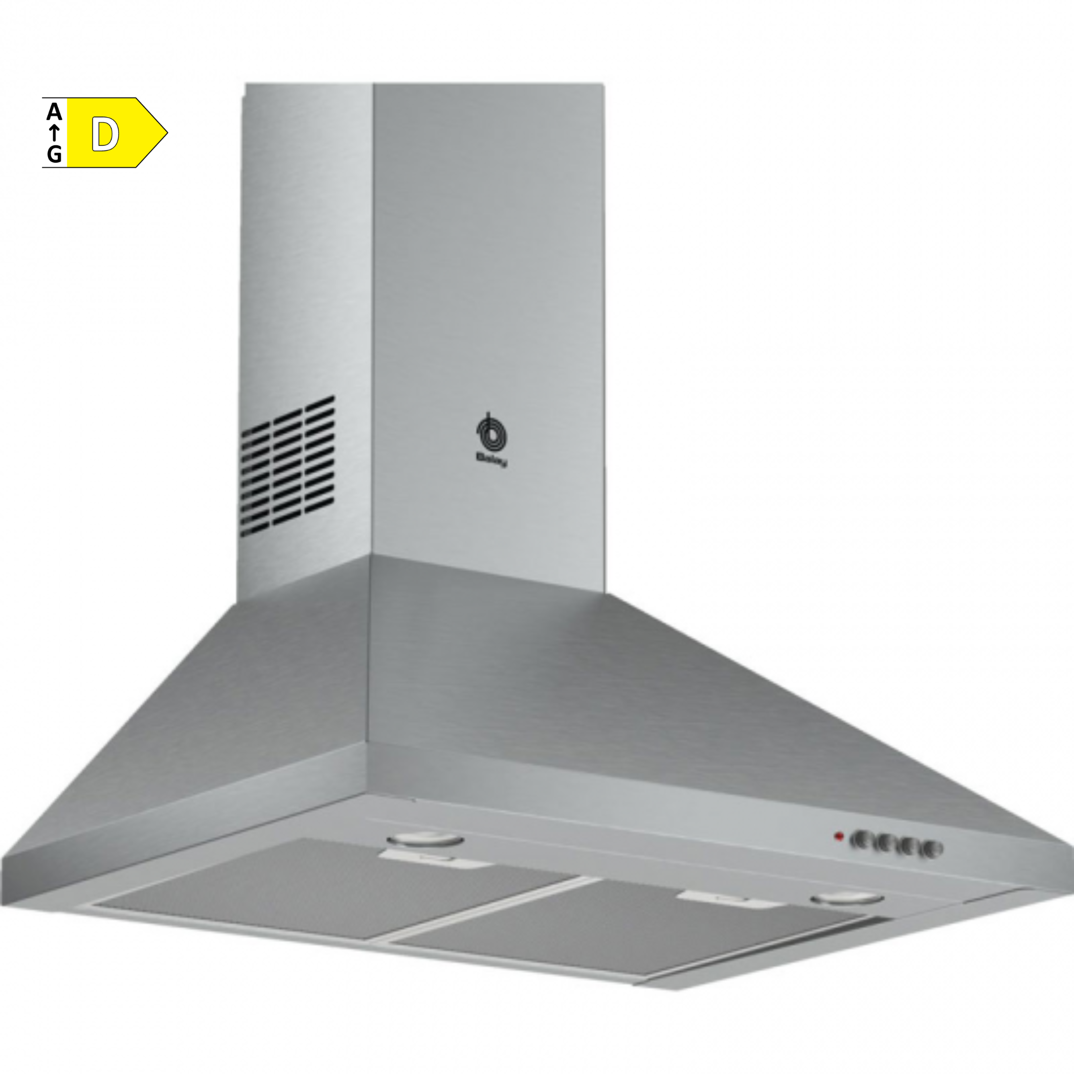 CAMPANA PIRAMIDAL BALAY 3BC663MX, 60CM, INOX, 380m3h - D
